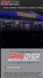 Mobile Screenshot of gameover-arcade.com